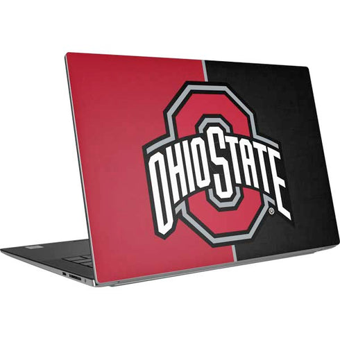 Ohio State University OSU Buckeyes Split Dell XPS Skin
